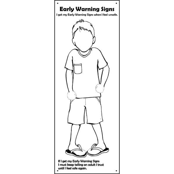 Safe4Kids Early Warning Signs Banner - Boy Number 2