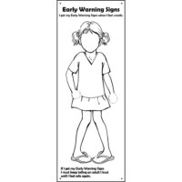 Safe4Kids Early Warning Signs Banner - Girl Number 1